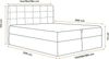 AX LIVING Boxspringbett 160x200 mit Bettkasten Dahlina Creme – Eleganz&Komfort Bild 3