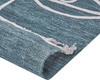 Outdoor Teppich blau 80 x 150 cm abstraktes Muster Kurzflor YAVU Bild 5