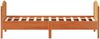 vidaXL Massivholzbett ohne Matratze Wachsbraun 90x190 cm Kiefernholz 842573 Bild 5