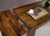 Esstisch mit Ansteckplatten Sheesham 140-180/220x90x76 life honey lackiert METRO LIFE #157 Bild 5