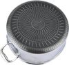 Edelstahl Kochtopf mit Wabenstruktur - Induktionsgeeignet ø28cm Bild 3
