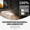Verdunklungsrollo Fenster Verdunkelung Dachfenster Leinenoptik Material-Upgrade, Agger, für Faltenfreie Verdunklungsrollo ohne Bohren Verdunklungsstoff Bild 4