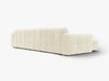 Micadoni Ecksofa Kendal 5-Sitzer Links Samt Elfenbein Bild 3