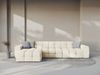 Micadoni Ecksofa Kendal 5-Sitzer Links Samt Elfenbein Bild 5