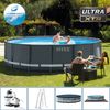 Intex 'Frame Swimming Pool Set Ultra Rondo XTR', anthrazit, Ø 488x122 cm, inkl. Sandfilteranlage Bild 2