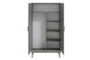 99rooms Marvel Kleiderschrank Grau Matt Bild 2