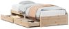 vidaXL Massivholzbett ohne Matratze 75x190 cm Kiefernholz 3301646 Bild 2