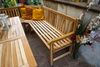 Gartenbank Eckbank 210 x 210 cm Teak-Holz FELIA 42147565 Bild 5