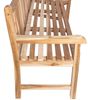 Gartenbank Eckbank 210 x 210 cm Teak-Holz FELIA 42147565 Bild 3