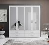 Kleiderschrank >Ivar< in Weiß - 180x190x51cm (BxHxT) Bild 2