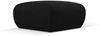 Micadoni Hocker Molino Medium Strukturierter Stoff Schwarz Bild 2