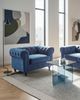 Sessel Samtstoff kobaltblau CHESTERFIELD Bild 3