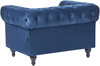 Sessel Samtstoff kobaltblau CHESTERFIELD Bild 5