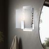 LED Wandleuchte aus Chrom und Glas Bild 2