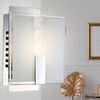 LED Wandleuchte aus Chrom und Glas Bild 4