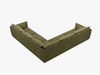Micadoni Ecksofa Kaelle 7-Sitzer Chenille Over The Horizon Grün Bild 3