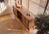 Sideboard Mango/Seegras 180x40x80 hellbraun lackiert MIZUMI #102 Bild 3