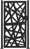 vidaXL Gartentor Schwarz 100x175 cm Stahl Leichtes Design 4100952 Bild 3