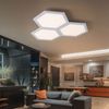 LED Deckenleuchte, opal, 3 flammig, modern, L 52cm Bild 3