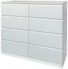 HTI-Living Kommode Kommode 8 grifflose Schubladen Thekla Weiß (Stück, 1 St, 1 Kommode), Sideboard Bild 2
