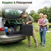 Sekey Buffettisch Tisch Klappbar Kunststoff 150 cm Campingtisch mit Tragegriff Partytisch Klapptisch Gartentisch für Garten Terrasse und Balkon, Schwarz Bild 5