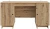 vidaXL Schreibtisch Artisan-Eiche Holzwerkstoff 142,5 x 50 x 75 cm 3414575 Bild 4