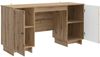vidaXL Schreibtisch Artisan-Eiche Holzwerkstoff 142,5 x 50 x 75 cm 3414575 Bild 3