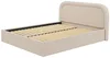 Vente-unique - FIREZA Bett Stoff Beige - B 212 cm x H 90 cm x L 152 cm Bild 3