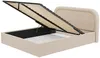 Vente-unique - FIREZA Bett Stoff Beige - B 212 cm x H 90 cm x L 152 cm Bild 4