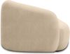 DOMO. collection Recamiere 700013, Liege mit Zierkissen, oval, Füße mit Filzgleitern, Chaiselongue, Sofa, Polstergarnitur, 183 x 105 x 75 (BxTxH), beige Bild 5