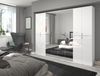 Stauraumschrank mit Spiegel SystemX in weiß 61 x 193 cm Bild 5