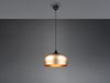 LED Pendelleuchte 1-flammig mit Lampenschirm Messing, Ø 45cm Bild 3