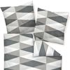 Janine Bettwäsche J.D. 87014 08 Opalgrau Silber Mako Satin 135 x 200 + 80 x 80 cm Bild 2