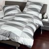 Janine Bettwäsche J.D. 87014 08 Opalgrau Silber Mako Satin 135 x 200 + 80 x 80 cm Bild 5