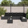 vidaXL Gartensofa-set mit Speicher Schwarz Poly-Rattan 3355762 Bild 3