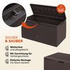 Casaria 'Rato Plus' Gartentruhe | 100 kg | Smart Click System, Kunststoff braun Bild 3