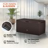 Casaria 'Rato Plus' Gartentruhe | 100 kg | Smart Click System, Kunststoff braun Bild 4