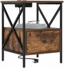 vidaXL Nachttisch Geräucherte Eiche 41,5 x 40,5 x 55 cm Holzwerkstoff 859554 Bild 3