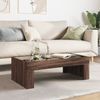 vidaXL Couchtisch mit Infinity-LED Braun Eichen-Optik 90x50x30 cm 847622 Bild 4
