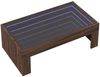 vidaXL Couchtisch mit Infinity-LED Braun Eichen-Optik 90x50x30 cm 847622 Bild 3