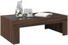 vidaXL Couchtisch mit Infinity-LED Braun Eichen-Optik 90x50x30 cm 847622 Bild 5