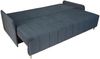 Schlafsofa KLARA, ausziehbare Polstercouch mit Schlaffunktion, Sofa mit Bettkasten, inklusive Kissen, Bonnell-Federkern, Trinity 14, 85 x 93 x 204 cm Bild 3