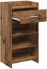 vidaXL Schuhschrank mit Speicher Altholz 48 x 36 x 92 cm Holzwerkstoff 8011353 Bild 3