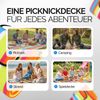 DETEX® Picknickdecke XL 195 x 150 cm wärmeisoliert wasserdicht Bild 4