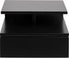 Nachttisch >Randers< in Schwarz aus MDF - 35x22,5x32cm (BxHxT) Bild 2
