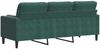 vidaXL 3-Sitzer-Sofa mit Zierkissen, Samt Dunkelgrün, 197 x 77 x 80 cm Bild 5