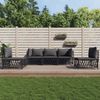 vidaXL 5-tlg. Garten-Lounge-Set mit Kissen Anthrazit Stahl 3186839 Bild 1