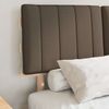 vidaXL Bettgestell mit gepolstertem Kopfteil Taupe 120 x 190 cm 877507 Bild 3