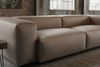 KAWOLA Sofa CELESTE 4-Sitzer Lederfaserstoff anthrazit 72 x 114 x 302 cm Bild 5