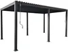 Vente-unique - AMALFI Terrassenüberdachung Metall Grau - B 300 cm x H 250 cm x L 500 cm Bild 3